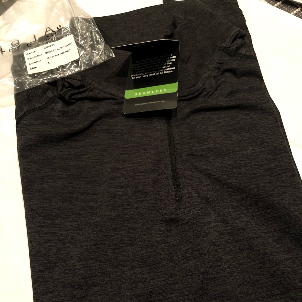 Men’s ZIp long sleeve T-Shirt